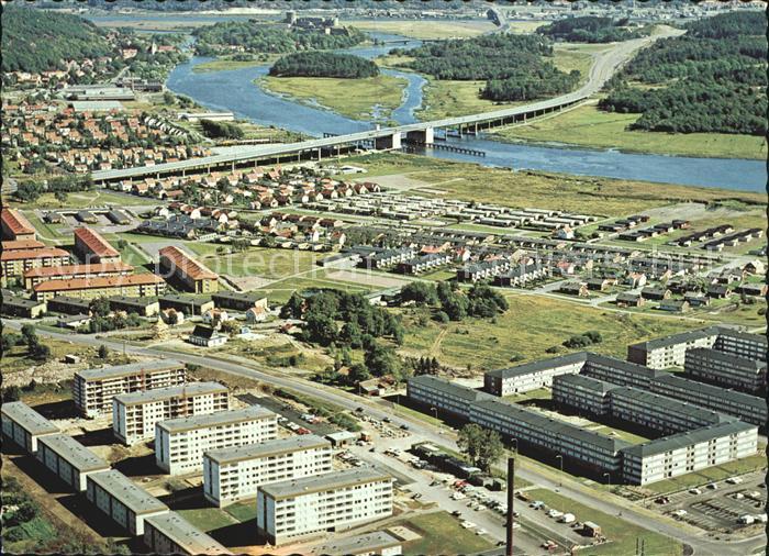 12572969 Kungaelv Bohus Fastning i bakgrunden Fliegeraufnahme