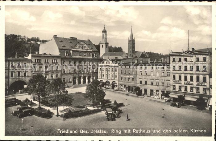 11602296 Friedland Breslau Ring Mairie Églises