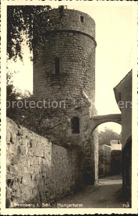 11602478 Loewenberg Niederschlesien Lwowek Slaski Hungerturm