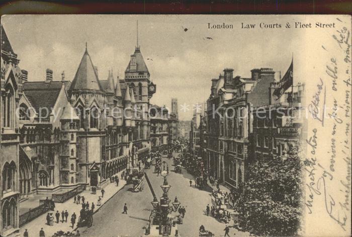 11674522 Palais de justice de Londres et Fleet Street