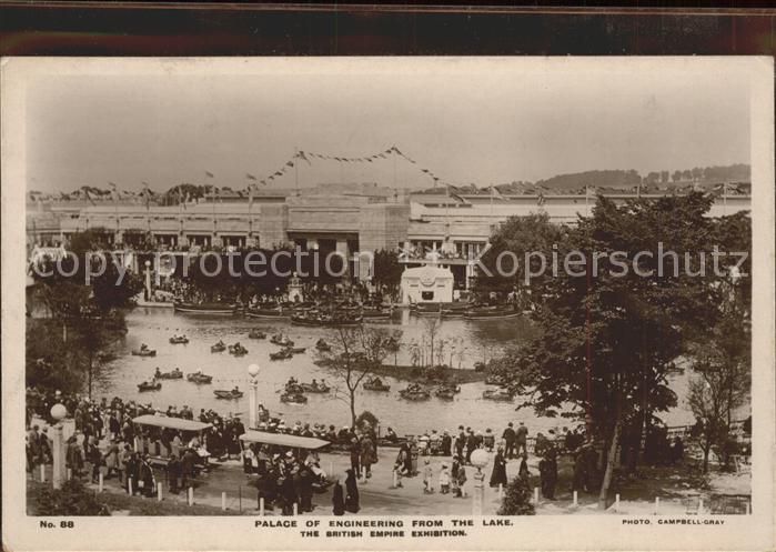 11674523 Palais d'ingénierie de Londres de l'exposition Lake British Empire