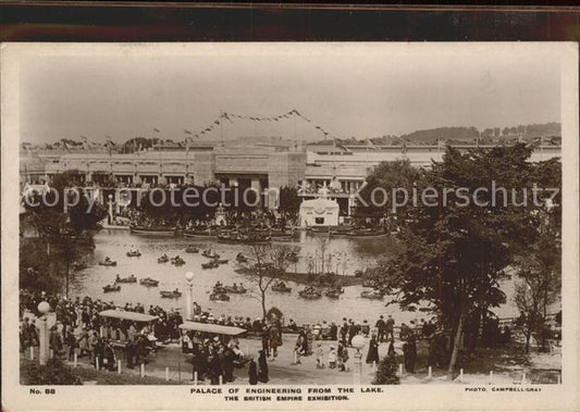 11674523 Palais d'ingénierie de Londres de l'exposition Lake British Empire