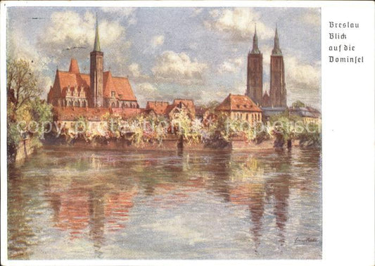 11727343 Breslau Niederschlesien Dominsel 12. Deutsches Saengerbundesfest 75 Jah