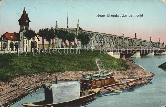 11730625 Verlag Braun n° 23756 Neue Rheinbruecke Kehl