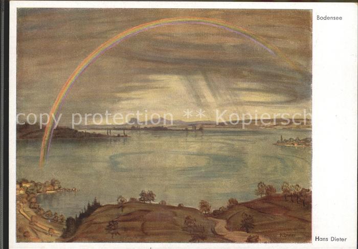 11730758 Dieter Hans Lake Constance landscape rainbow