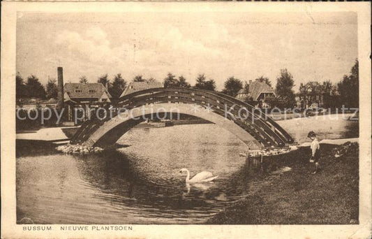 11758088 Pont des cygnes de Bussum Nieuwe Plantsoen