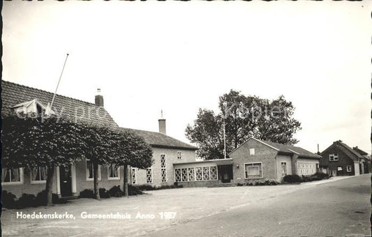 11794410 Hoedekenskerke Gemeentehuis anno 1957 centre communautaire