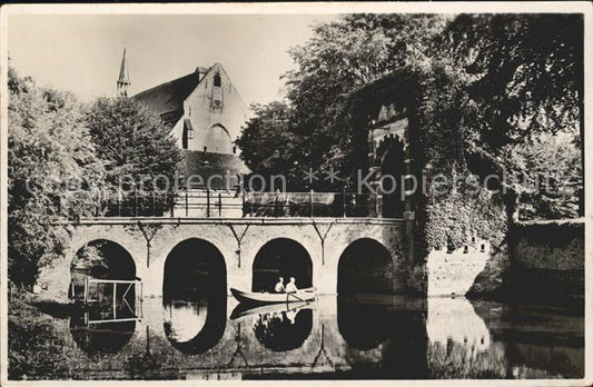 11794426 Jeu d'arcade Haamstede Bruecke au bord de la rivière