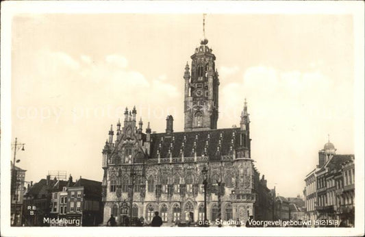 11794706 Hôtel de ville de Middelburg Zeeland Stadhuis Bâtiment historique du XVIe siècle