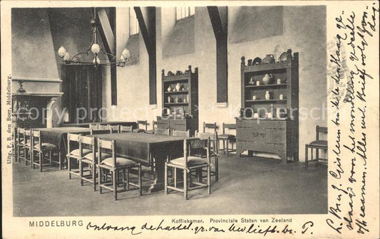 11794732 Middelburg Zeeland Koffiekamer Privinciale Staten van Zeeland