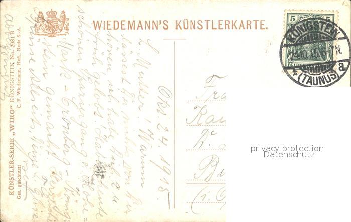 12149849 Verlag Wiedemann WIRO Nr. 2081 B Koenigstein Taunus Burg