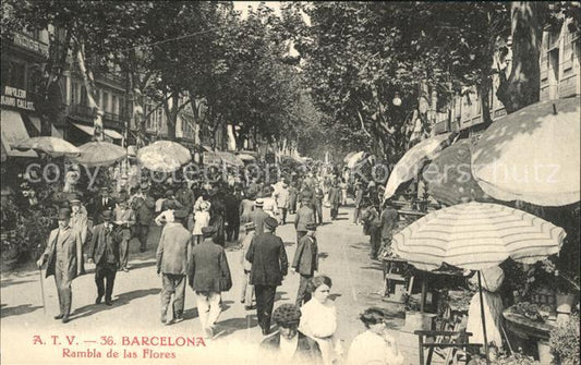 12162659 Barcelona Cataluna Rambla de las Flores