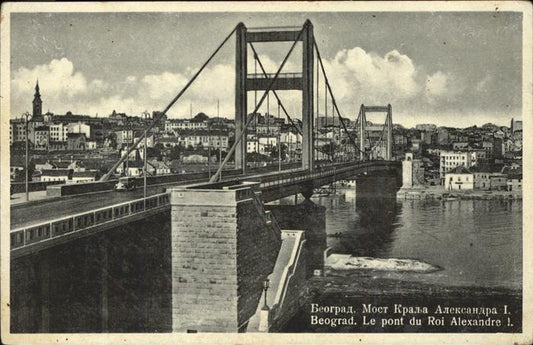 11321811 Belgrade Belgrade Le pont du Roi Alexandre Ier