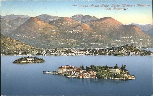 11339424 Stresa Lake Maggiore Panorama Pallanza Isola Bella Isola Madre