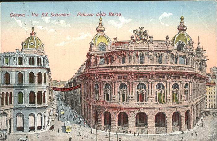 11339432 Genova Gênes Ligurie Via XX Settembre Palazzo della Borsa