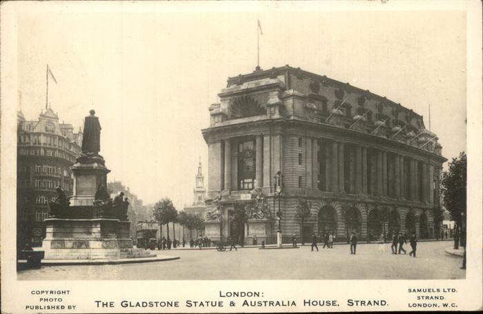 11474923 London Gladstone Statue Australia House