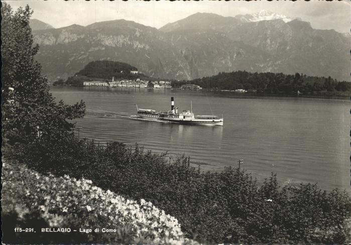 11475004 Bellagio Lago di Como Lago di Como Dampfschiff