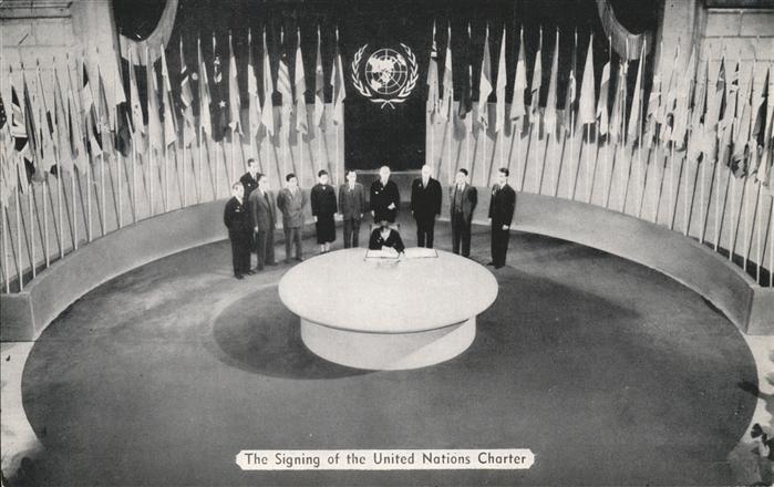 11491372 San Francisco Californie Nations Unies Signature de l'ONU