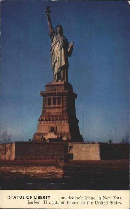 11491439 New York City Statue of Liberty on Bedloe's Island