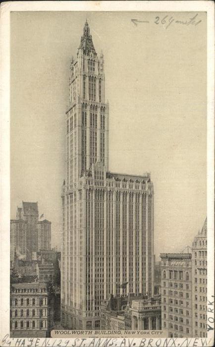 11491614 New York City Woolworth Building Cathedral of Commerce