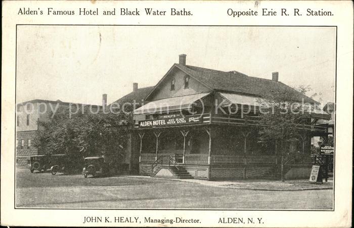 11502425 Alden New York John K. Healy Managing-Director Aldens Famous Hotel Blac