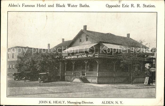 11502425 Alden New York John K. Healy Managing-Director Aldens Famous Hotel Blac