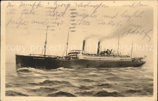 11523775 Bateau à vapeur Oceanliner Georg Washington