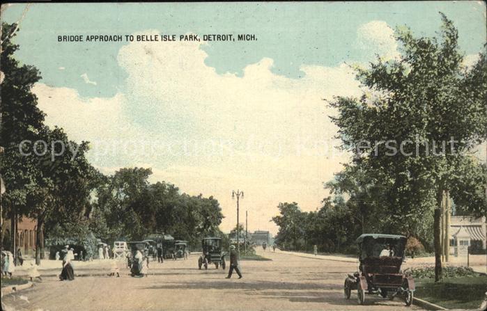 11500945 Detroit Michigan Bridge Approach To Belle Isle Park