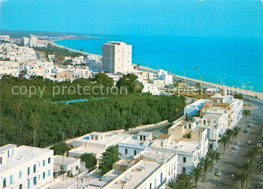 73517050 SOUssE  Tunesie Fliegeraufnahme mit Strand