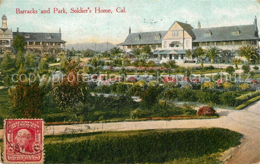 73545620 Los Angeles California Barracks and Park Soldiers Home