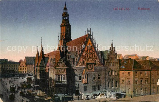 73553575 Breslau Niederschlesien Rathaus