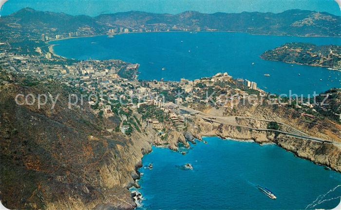 73560141 Acapulco aerial photo Bay with the Quebrada