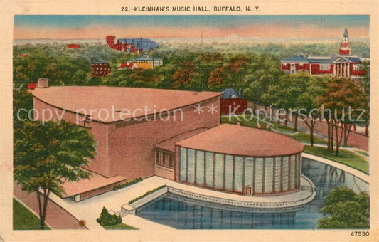 73557503 Buffalo New York Kleinhan's Music Hall Illustration