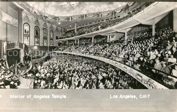 73560643 Los Angeles Californie Angelus Temple Intérieur