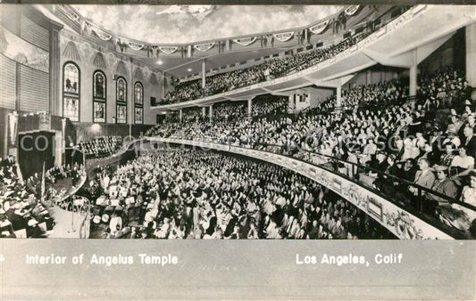 73560643 Los Angeles California Angelus Temple Interior