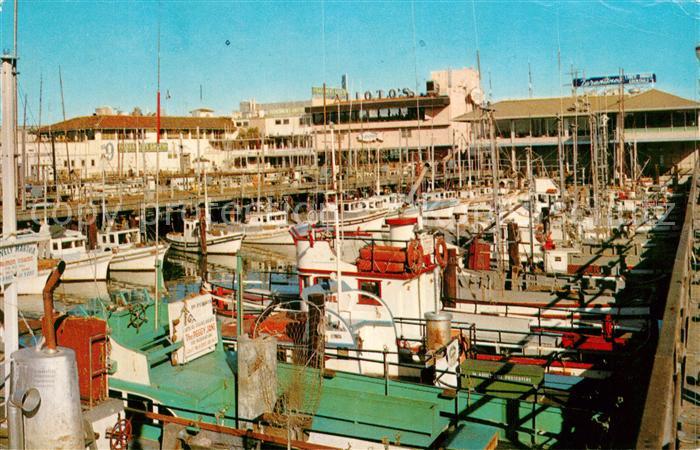 73573436 San Francisco California Fisherman's Wharf fishing boats harbour