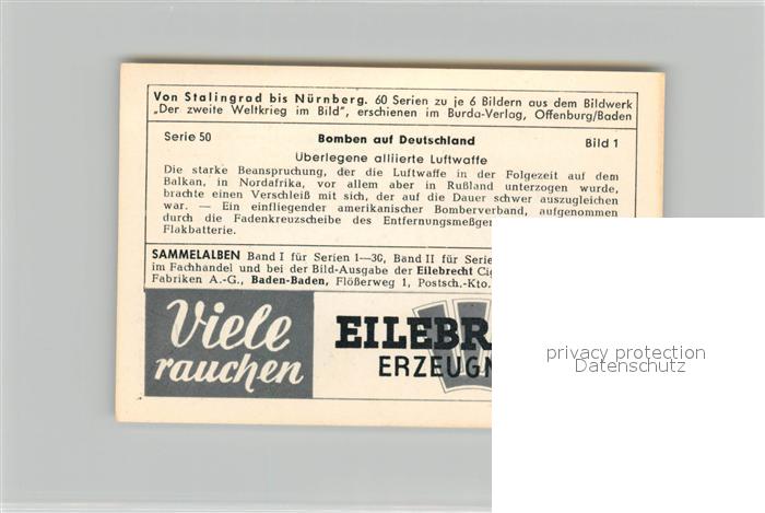 73578418 Militaria Deutschland WK2 Von Stalingrad bis N?rnberg Bomben auf Deutsc