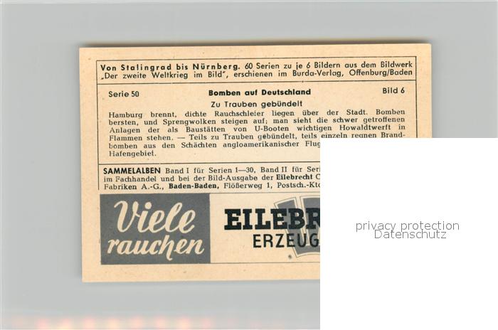 73578422 Militaria Deutschland WK2 Von Stalingrad bis N?rnberg Bomben auf Deutsc