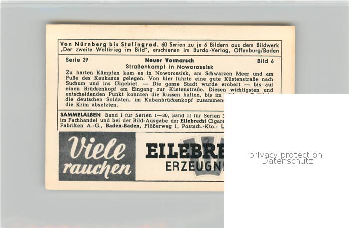 73578539 Militaria Deutschland WK2 Von Stalingrad bis N?rnberg Neuer Vormarsch S