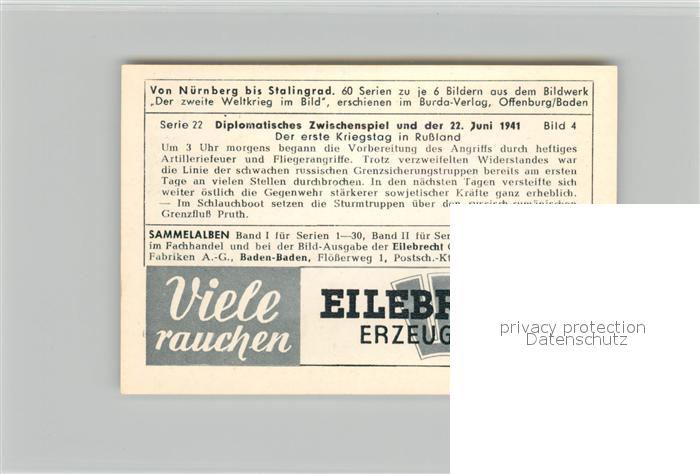 73578583 Militaria Deutschland WK2 Von N?rnberg bis Stalingrad Diplomatisches Zw