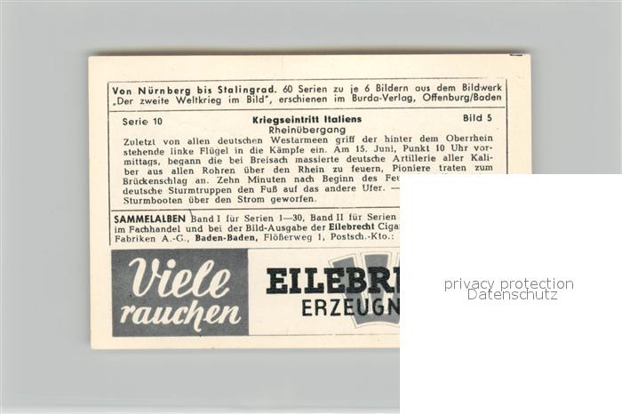 73579187 Militaria Deutschland WK2 Von N?rnberg bis Stalingrad Kriegseintritt It