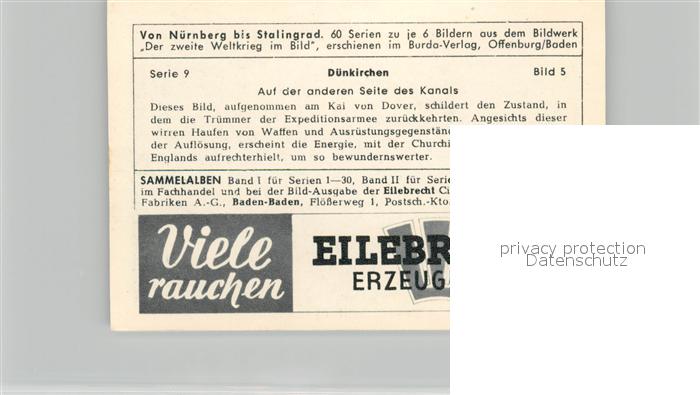 73579195 Militaria Deutschland WK2 Von N?rnberg bis Stalingrad D?nkirchen Eilebr