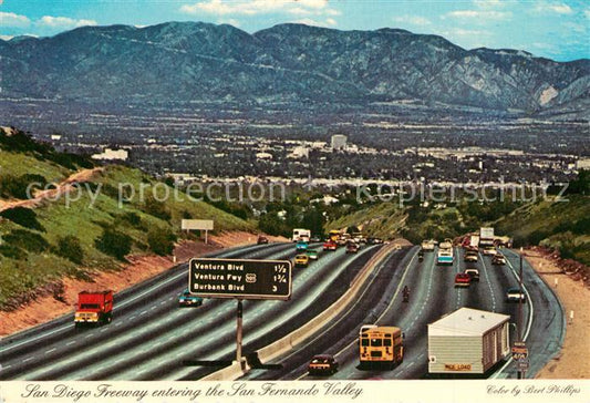 73580705 Los Angeles California San Frnando Valley San Diego Freeway