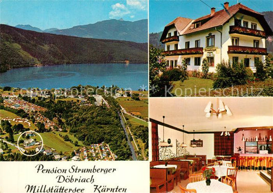 73590862 Doebriach Millstaettersee Pension Strumberger Fliegeraufnahme