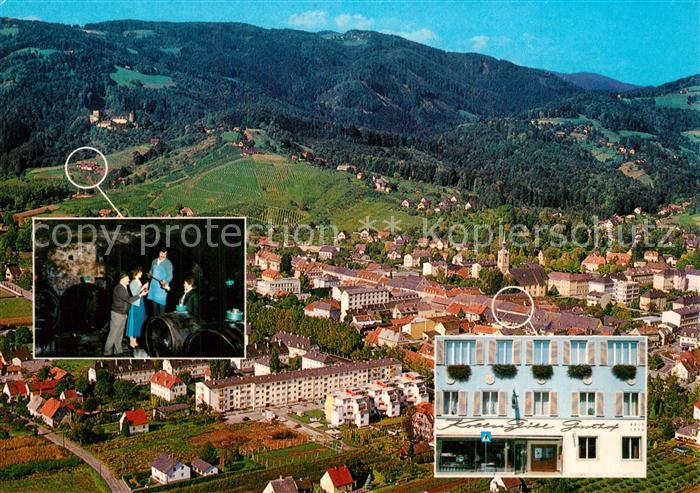 73588756 Deutschlandsberg Gasthof Kollar Goebl Panorama Fliegeraufnahme