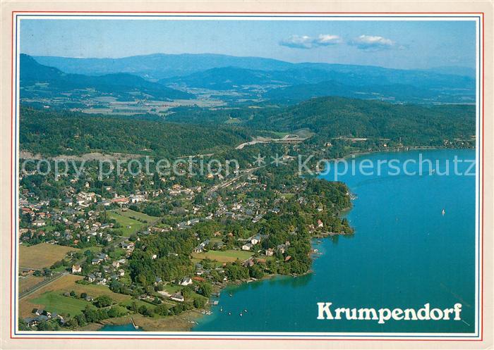 73587243 Krumpendorf Woerthersee Fliegeraufnahme