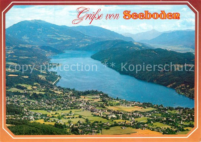 73587255 Seeboden Millstaettersee Fliegeraufnahme