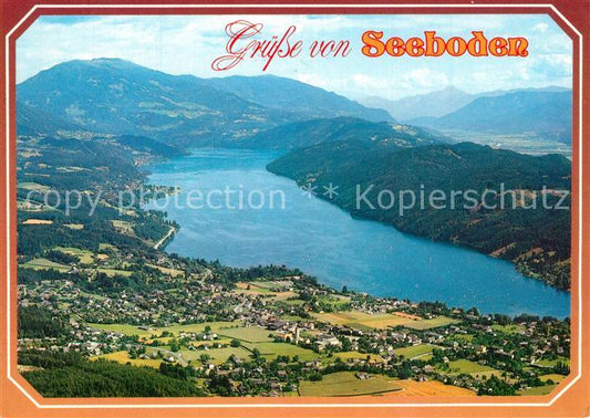 73587255 Seeboden Millstaettersee Fliegeraufnahme