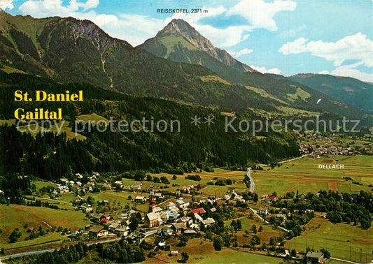 73587420 St Daniel Gailtal Fliegeraufnahme