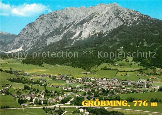 73587467 Groebming Steiermark Fliegeraufnahme mit Kammspitze